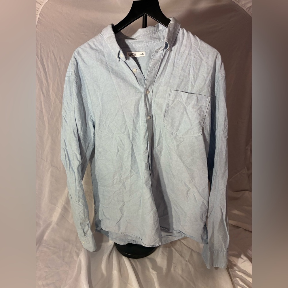 Sonoma Men's Light Blue Shirt Jacket